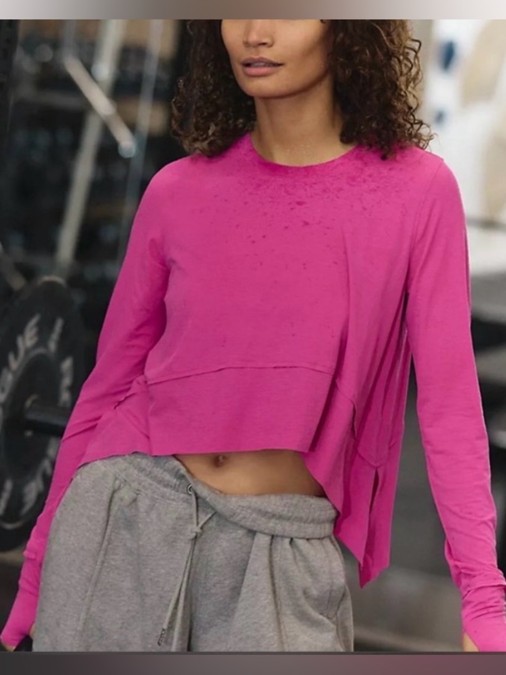 Free People Movement Tempo Long Sleeve Tee Size Small
